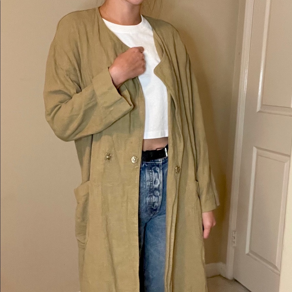 Zara Linen Trench